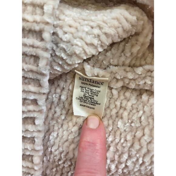 SUNDANCE Charming Chalet Chenille Seeater Large Cream - Picture 7 of 7